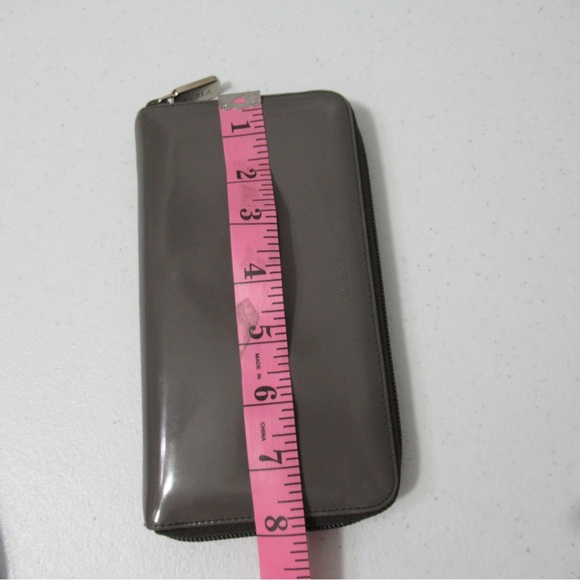 Furla Gray Zip Around Wallet - Picture 12 of 13
